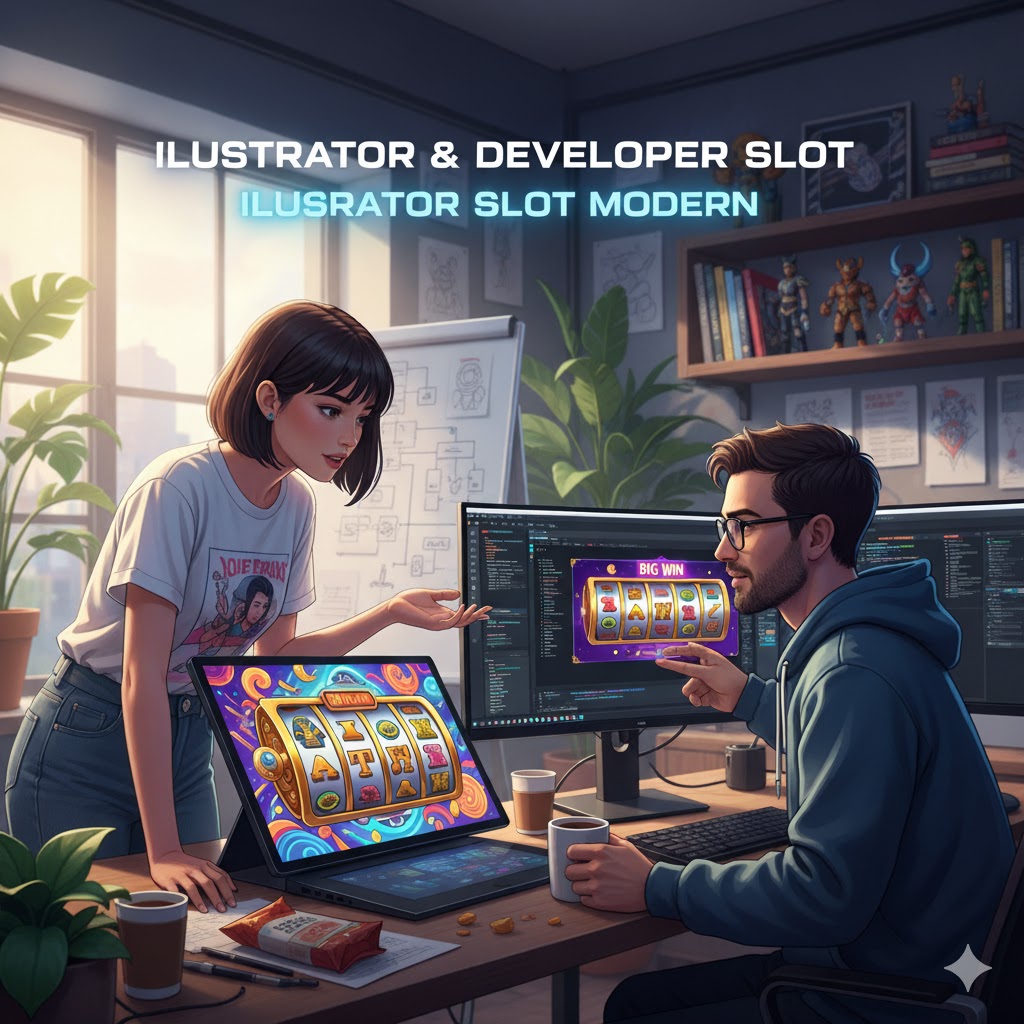 Kolaborasi Ilustrator dan Developer Slot